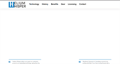 Desktop Screenshot of heliumwhisper.com