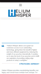 Mobile Screenshot of heliumwhisper.com